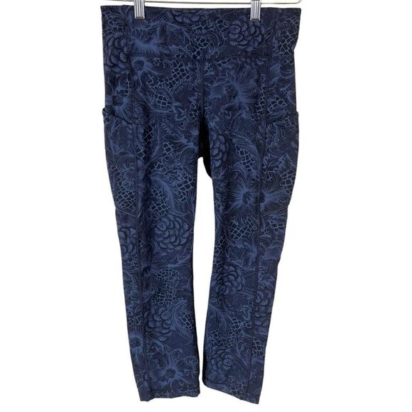 Lululemon- Speed Up Crop in Nouveau Mach Blue Black - Picture 1 of 7